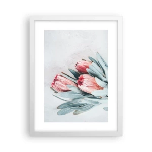 Poster in een witte lijst - Schaamt zich voor hun eigen schoonheid - 30x40 cm