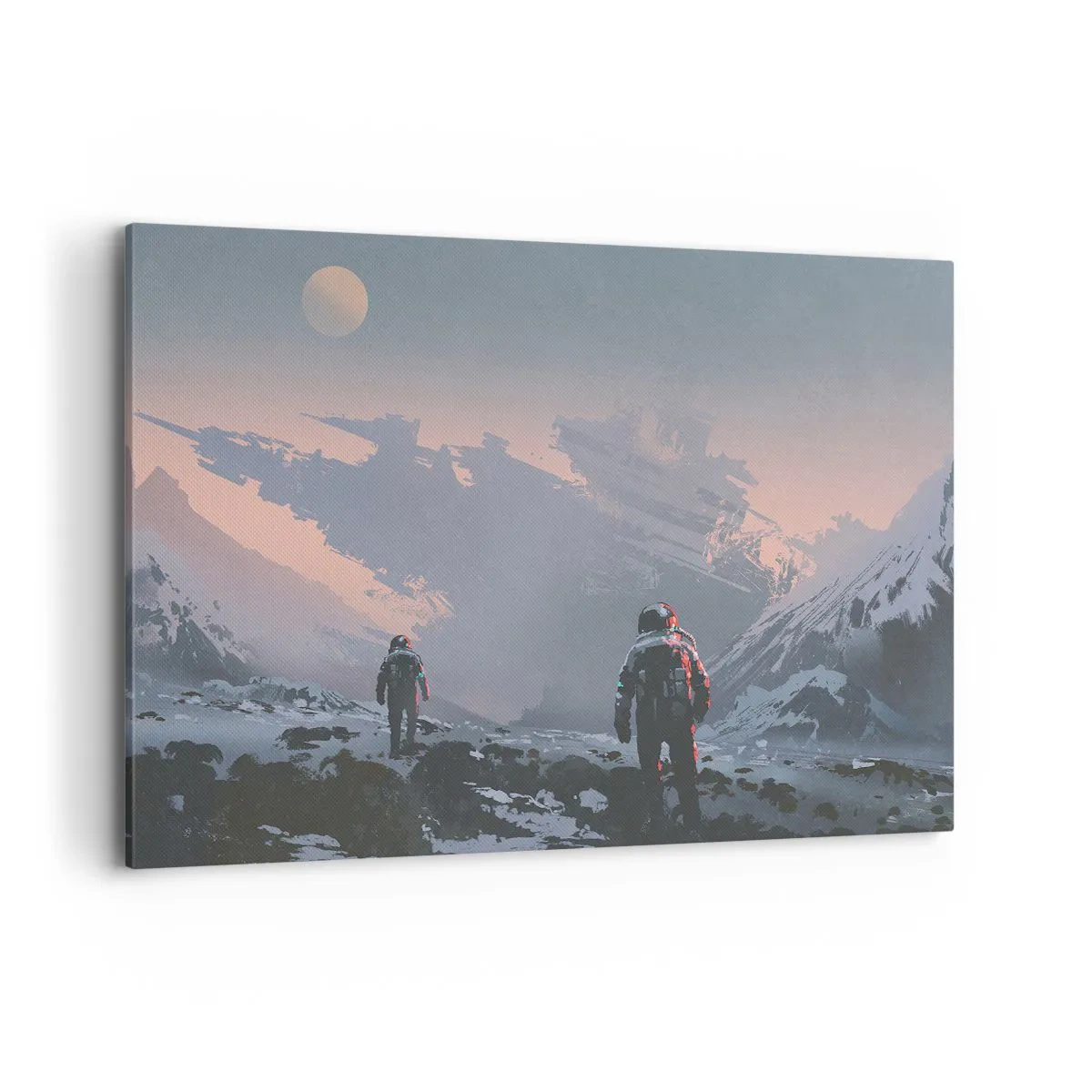 Schilderen op canvas - Onder een onbekende ster - 120x80 cm