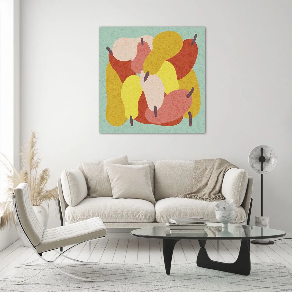 Schilderen op glas - Probeer de zomerzon - 40x40 cm