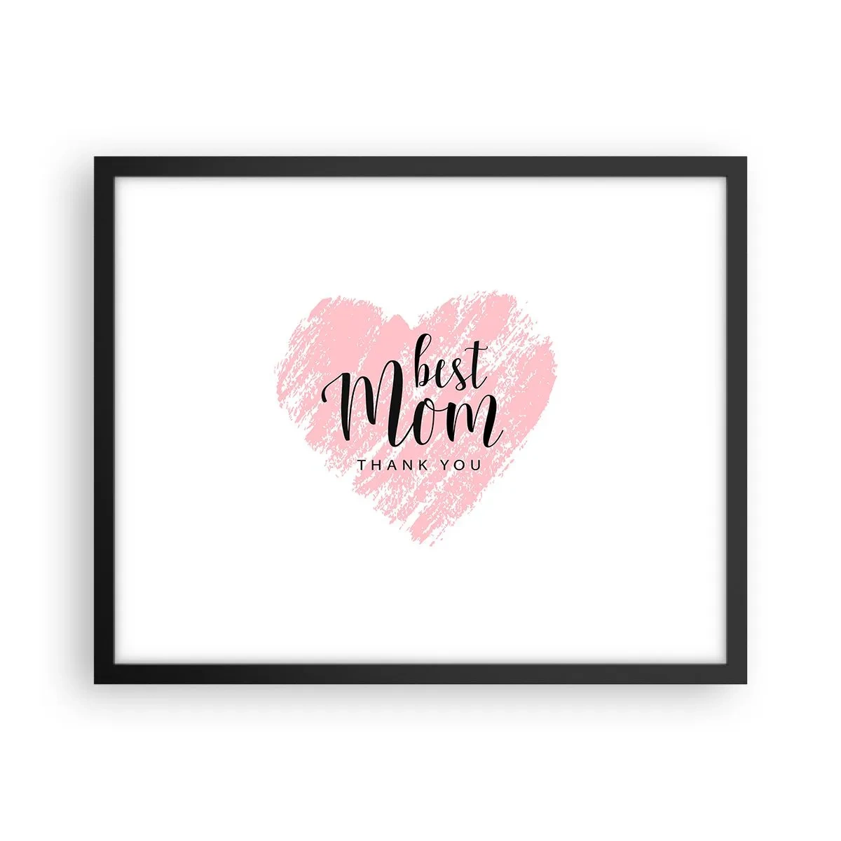 Poster in een zwarte lijst - Altijd het juiste moment - 50x40 cm