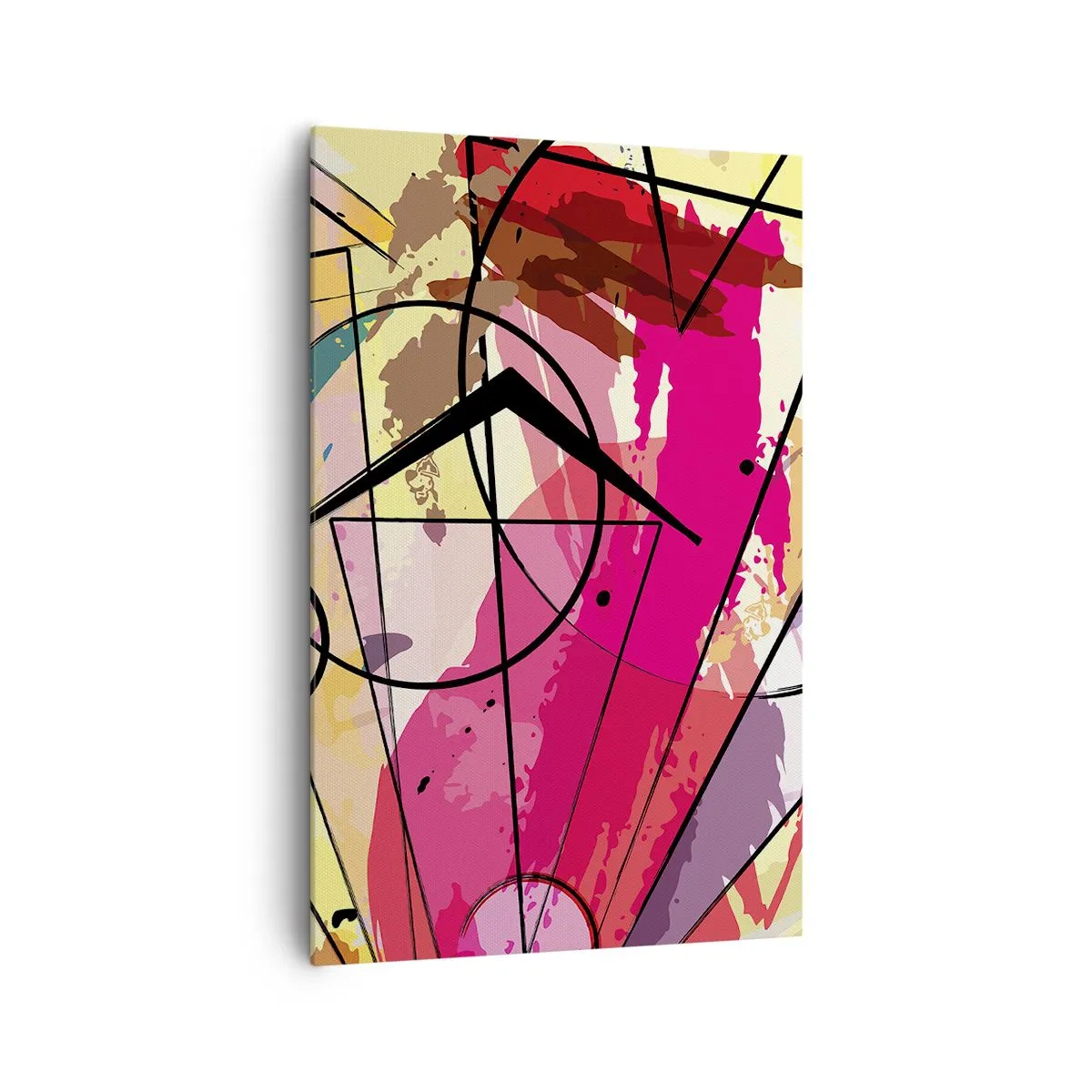 Schilderen op canvas - Explosie - 80x120 cm