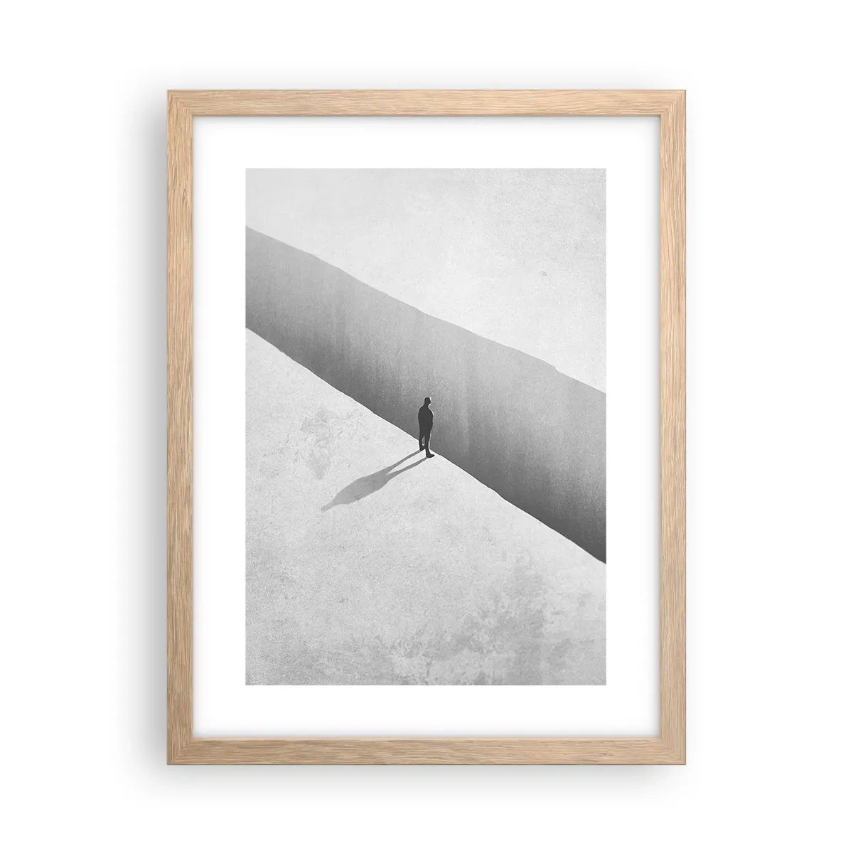 Een poster in een licht eiken lijst - Een duidelijk doel - 30x40 cm