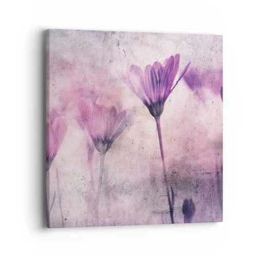 Schilderen op canvas - Een droom van bloemen - 40x40 cm