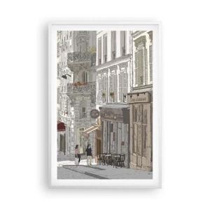 Poster in een witte lijst - Stadsvreugde - 61x91 cm