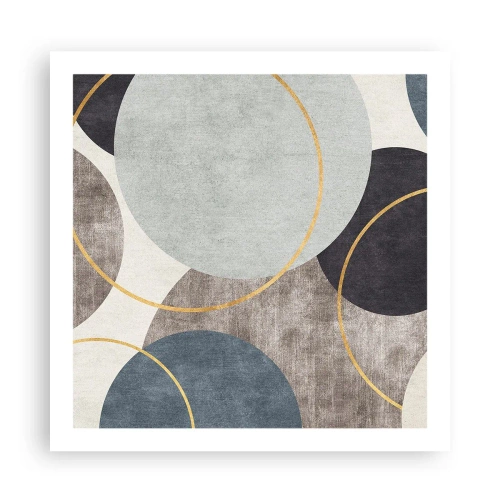 Poster - Wiel voor wiel - 60x60 cm
