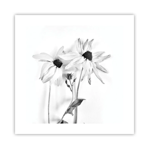 Poster - Niemand wil alleen zijn - 40x40 cm