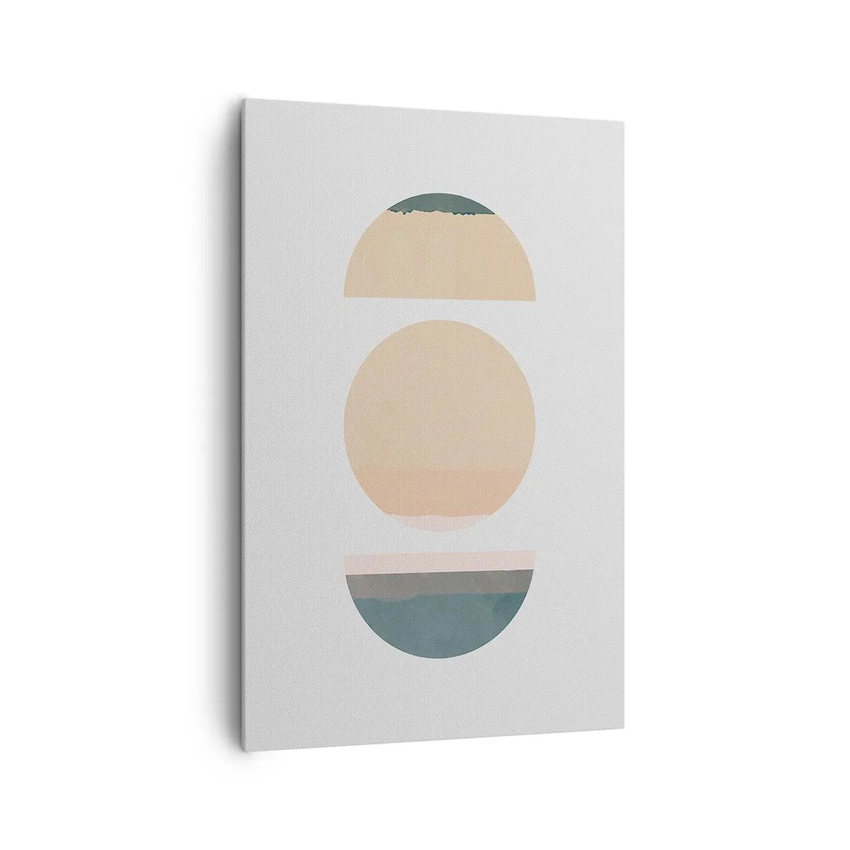 Schilderen op canvas - Een Wiel achter een andere - 80x120 cm