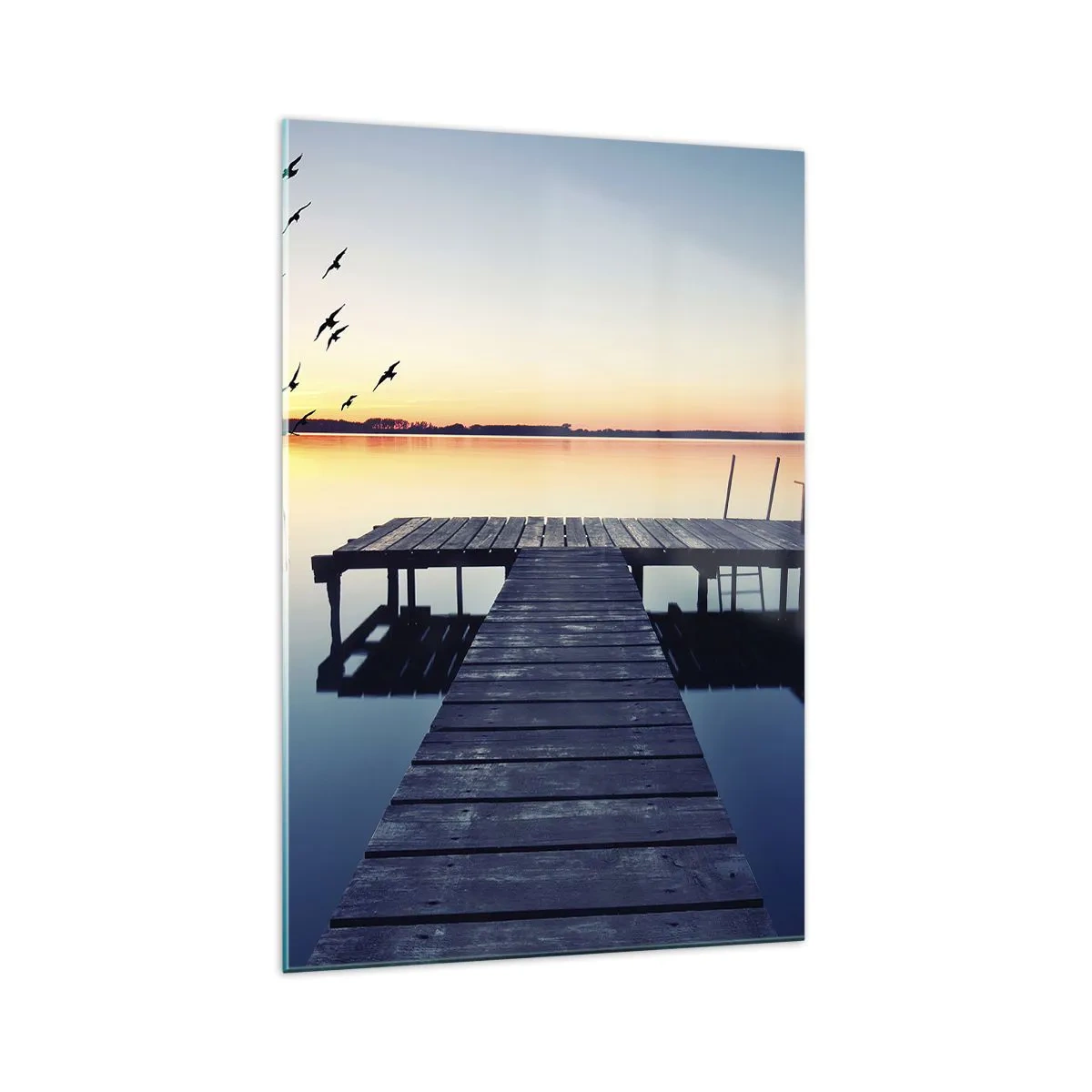 Schilderen op glas - Dat was een goede dag - 70x100 cm