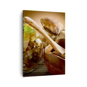 Schilderen op canvas - Of het nu vers of gezouten is, of in het herfstseizoen ... - 50x70 cm