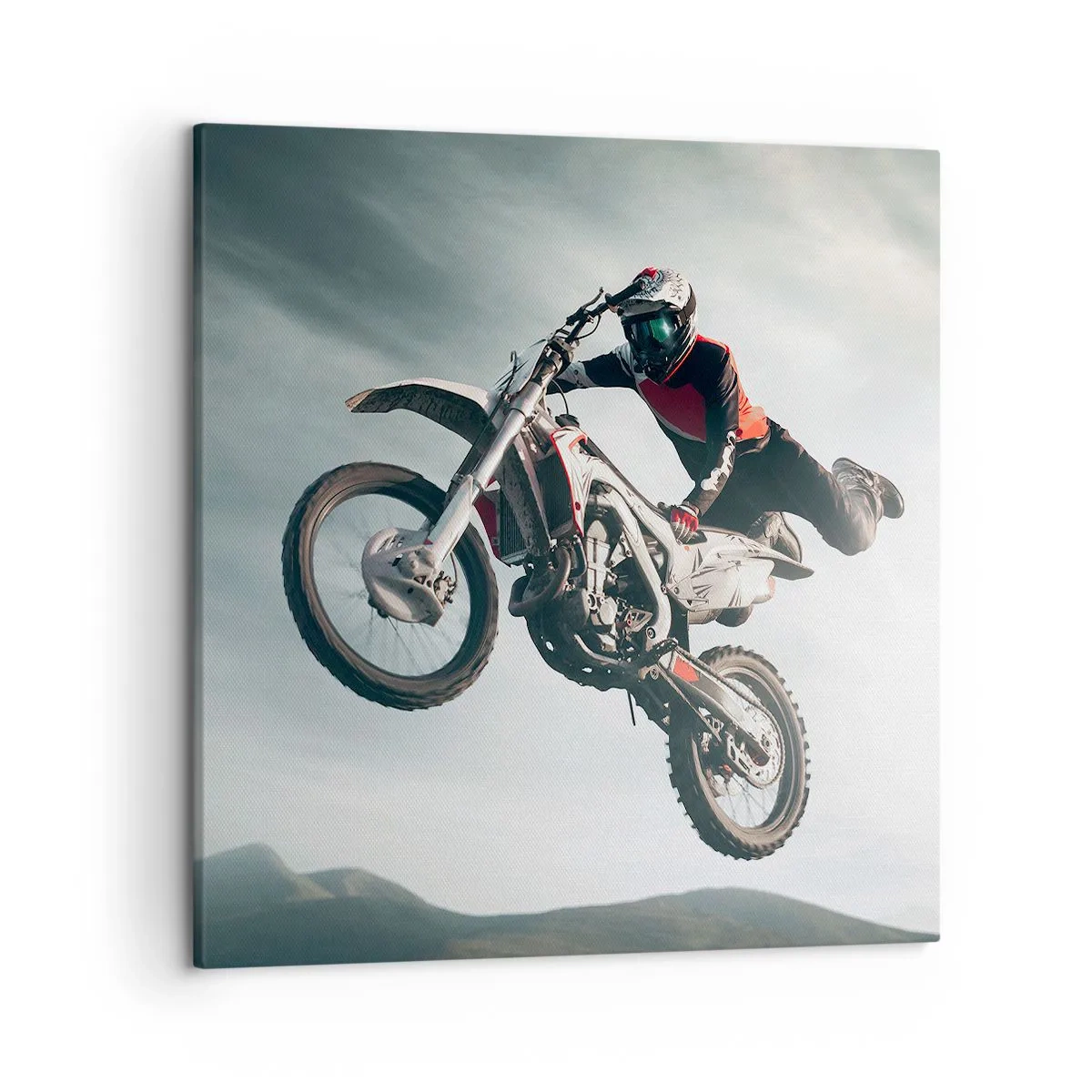 Schilderen op canvas - Er is geen plezier zonder risico - 50x50 cm