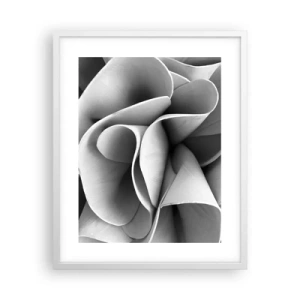 Poster in een witte lijst - Het gebeurt in de ruimte - 40x50 cm