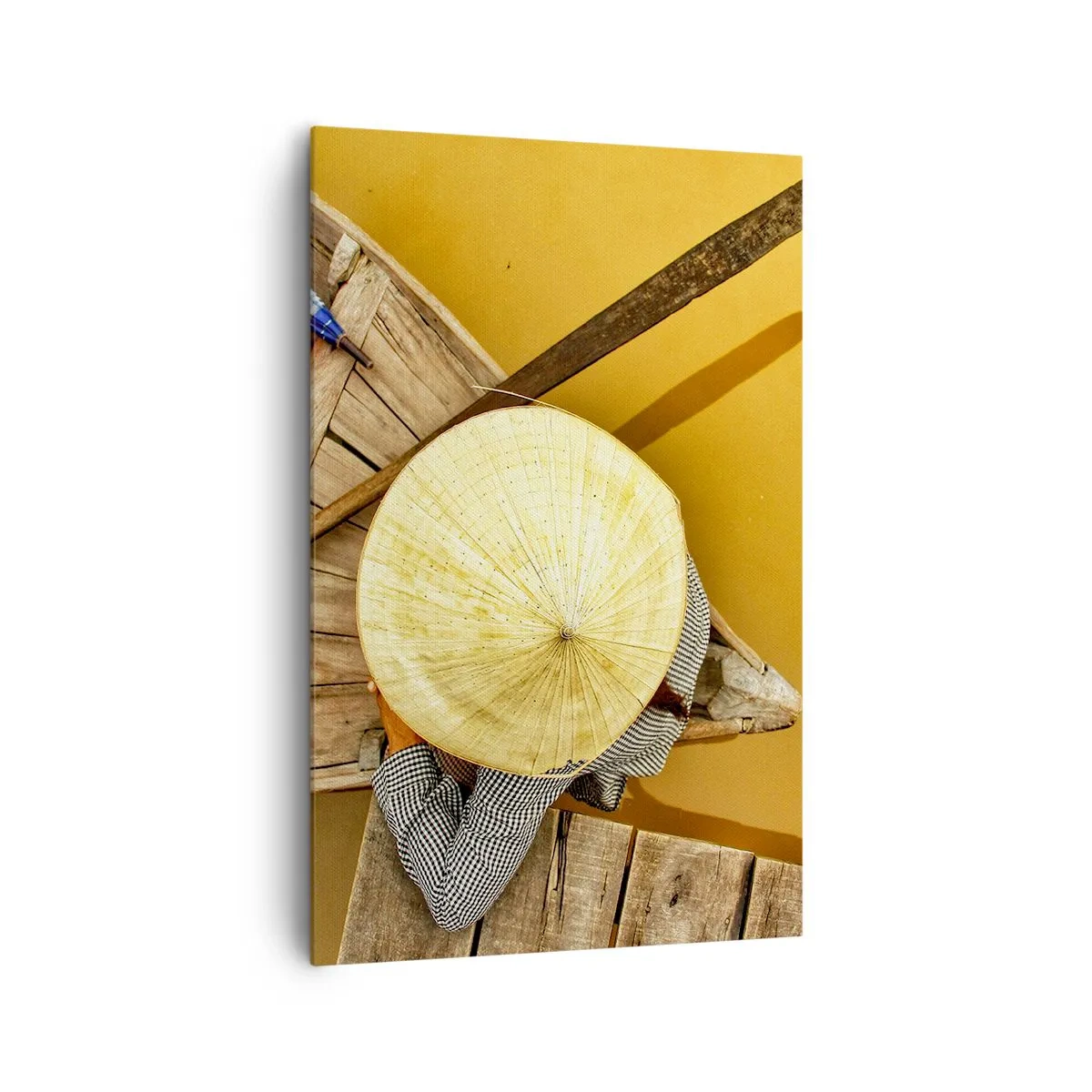 Schilderen op canvas - Het leven op de Gele Rivier - 80x120 cm