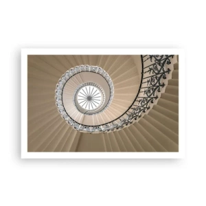 Poster - Binnenin de schaal - 91x61 cm