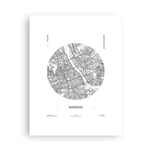 Poster - Anatomie van Warschau - 30x40 cm