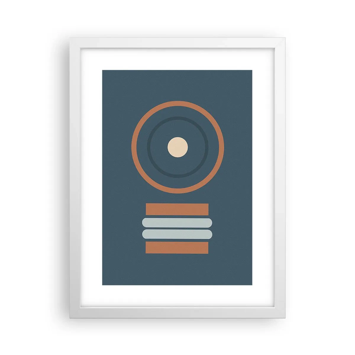 Poster in een witte lijst - De essentie van dingen - 30x40 cm