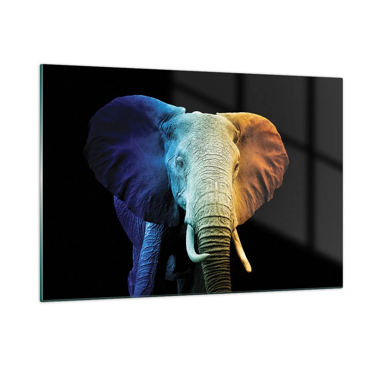 Schilderen op glas - Excentriek, niet raar - 120x80 cm