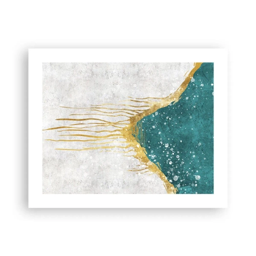 Poster - Gouden vloed - 50x40 cm