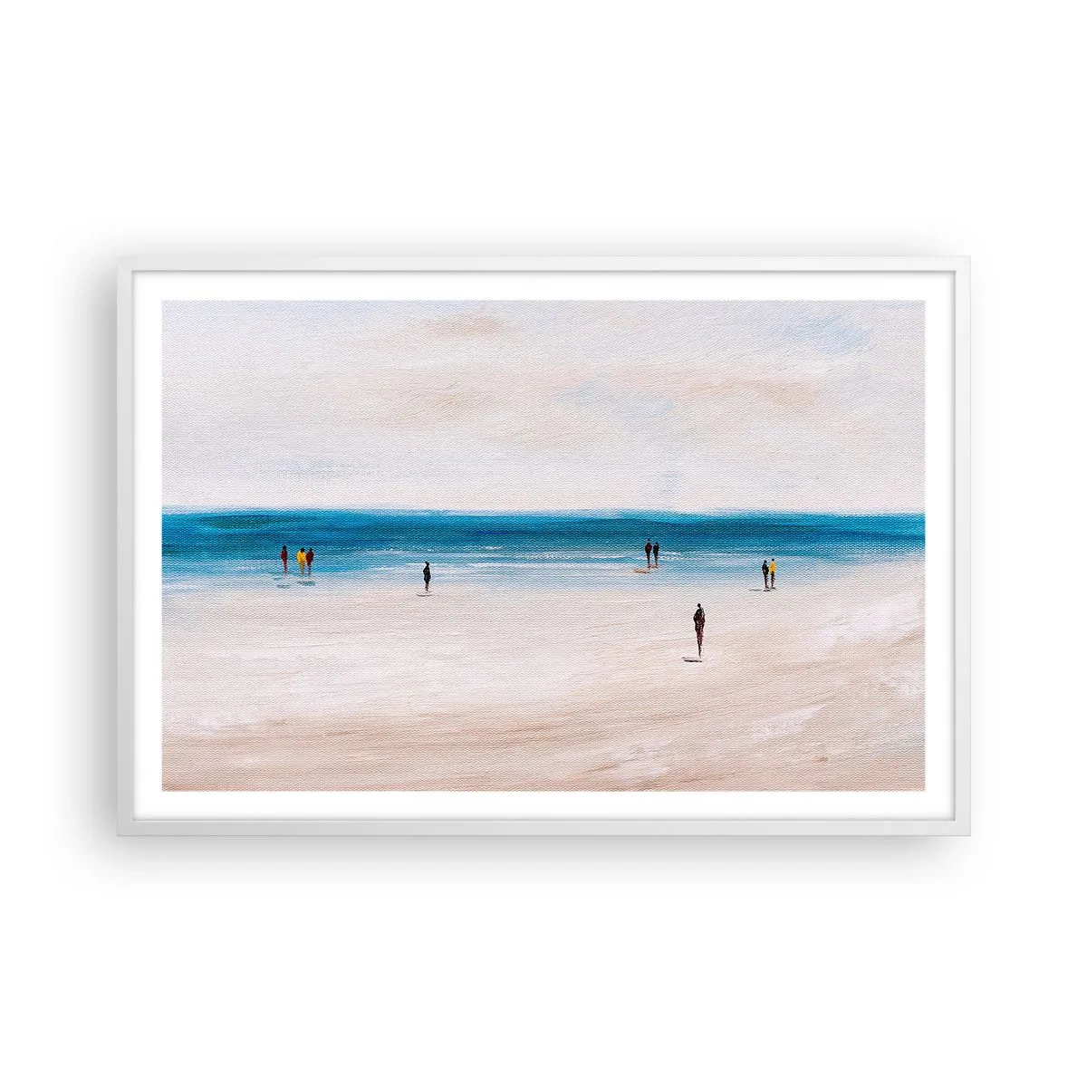 Poster in een witte lijst - Een natuurlijke behoefte - 91x61 cm