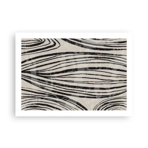 Poster - Lijnoverstromingsvlakte - 70x50 cm