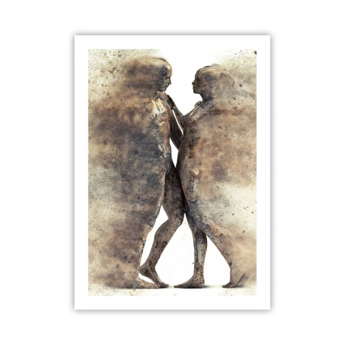 Poster - Ze verrezen uit het stof tot liefde - 50x70 cm