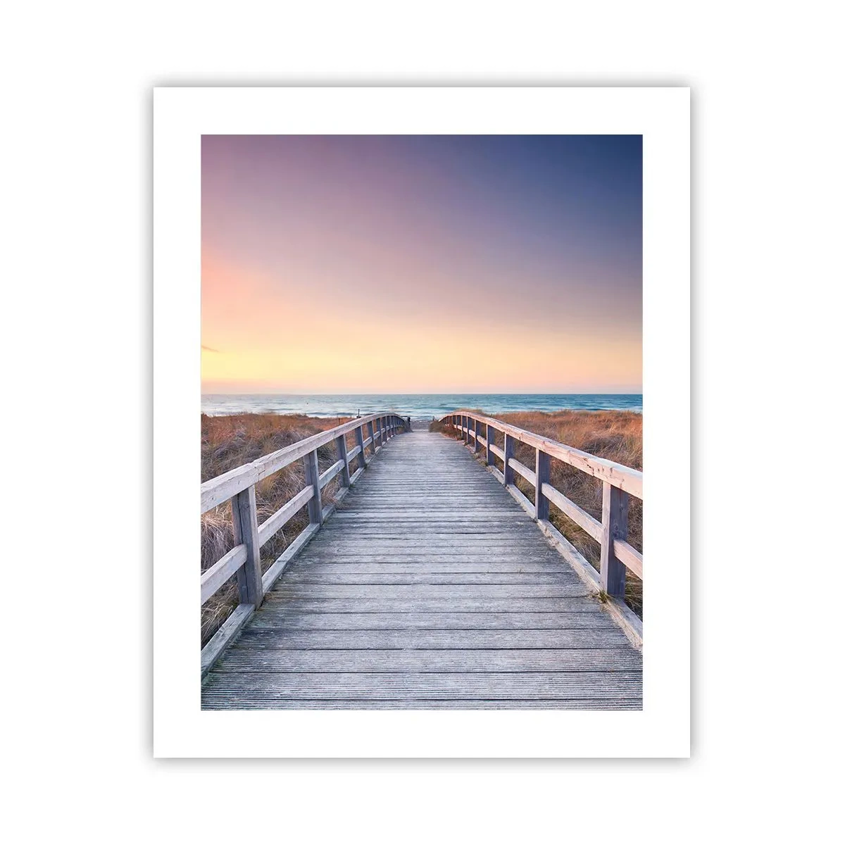 Poster - Baltische avond aurora - 40x50 cm