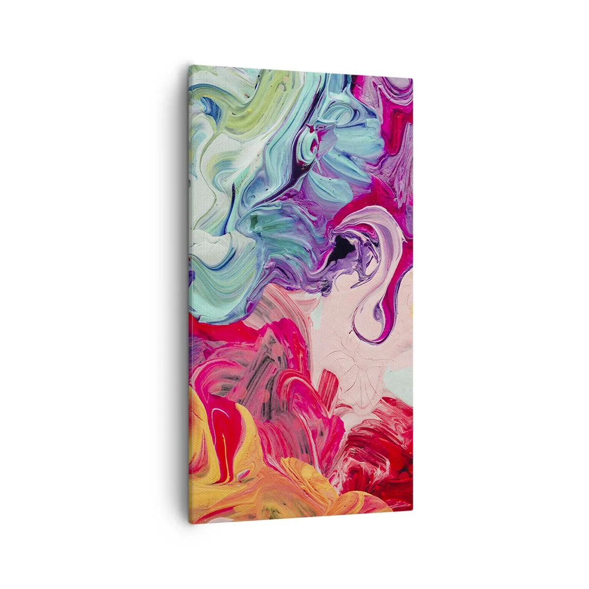 Schilderen op canvas - De geboorte van kleuren - 55x100 cm