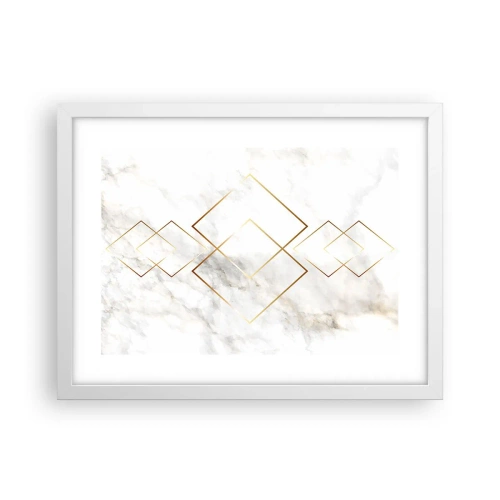 Poster in een witte lijst - Een uitzicht tot in het oneindige - 40x30 cm