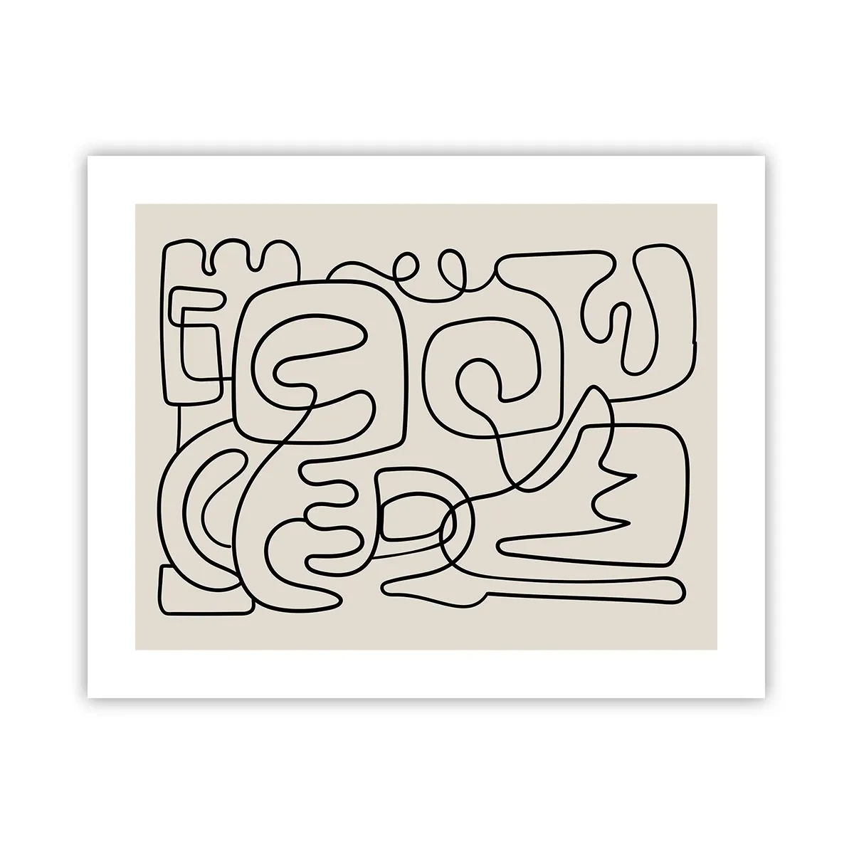 Poster - Volg het pad - 50x40 cm