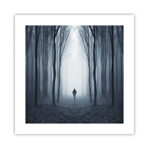 Poster - En alles is eenvoudig en duidelijk - 40x40 cm