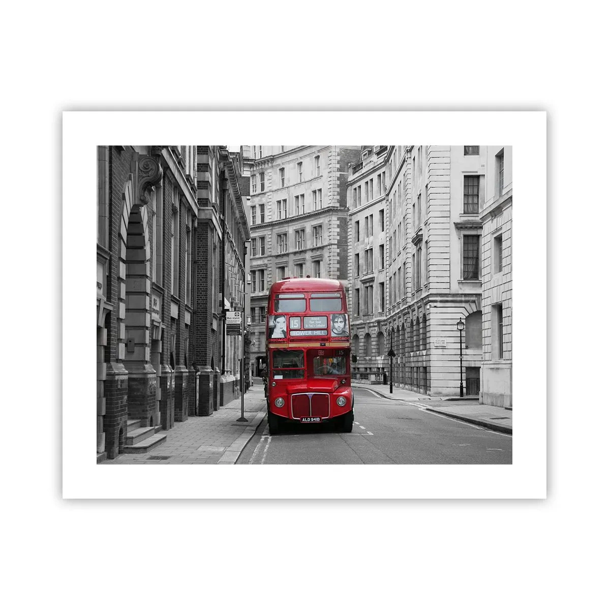 Poster - Het dagelijkse leven hoeft niet grijs te zijn - 50x40 cm