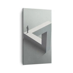 Schilderen op canvas - Maar het is toch mogelijk - 45x80 cm