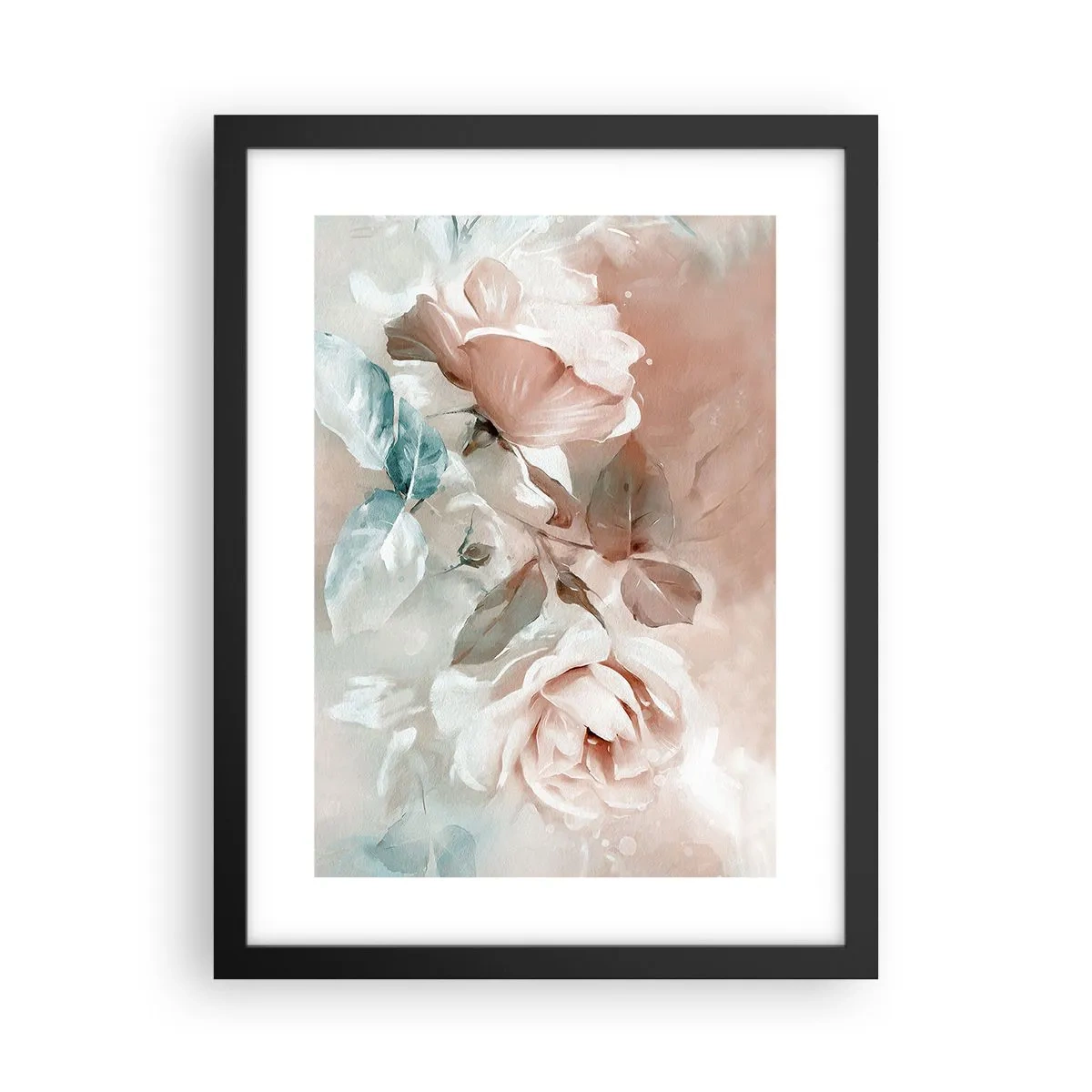 Poster in een zwarte lijst - De geest van de romantiek - 30x40 cm