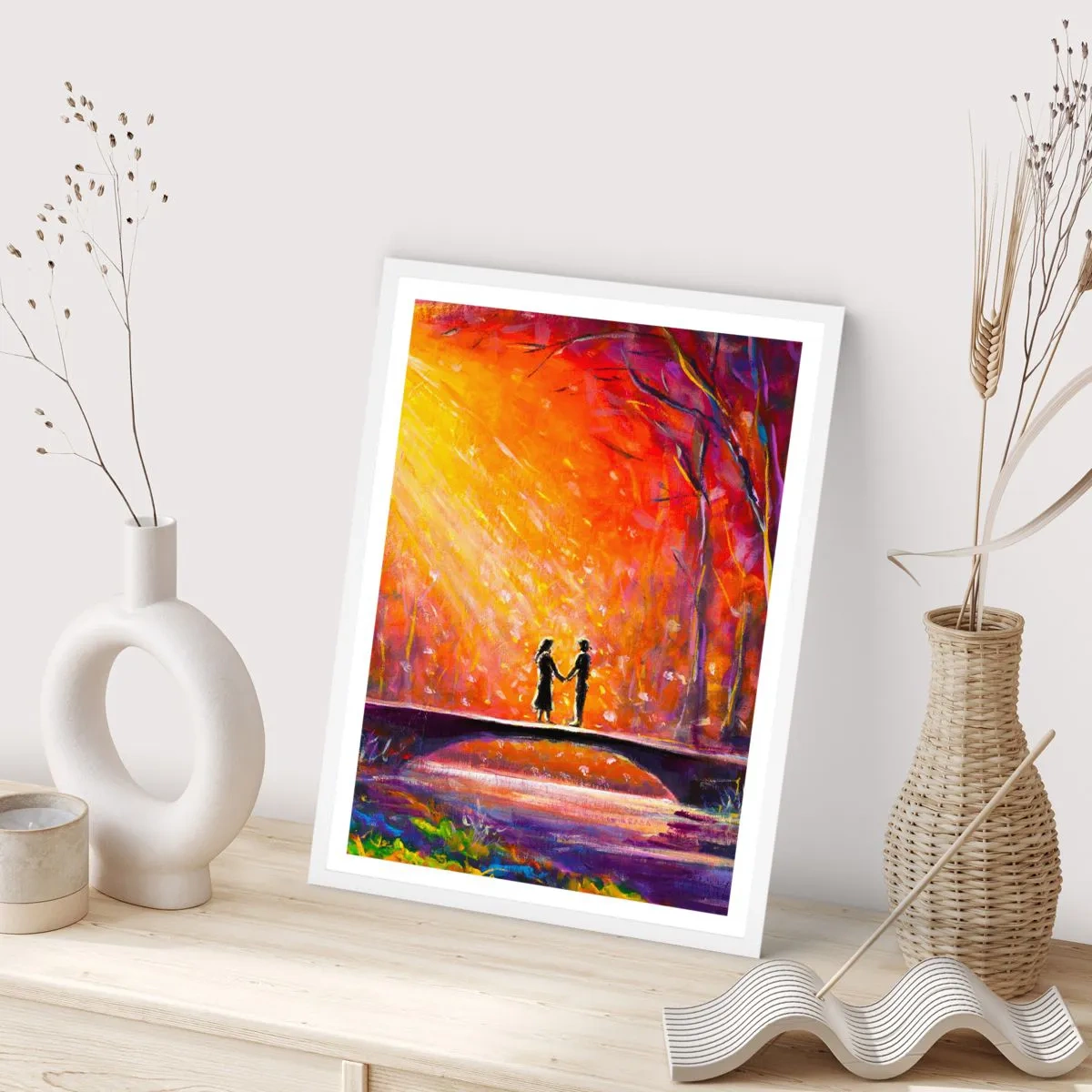 Poster in een witte lijst - De hemel houdt ook van hen - 70x100 cm