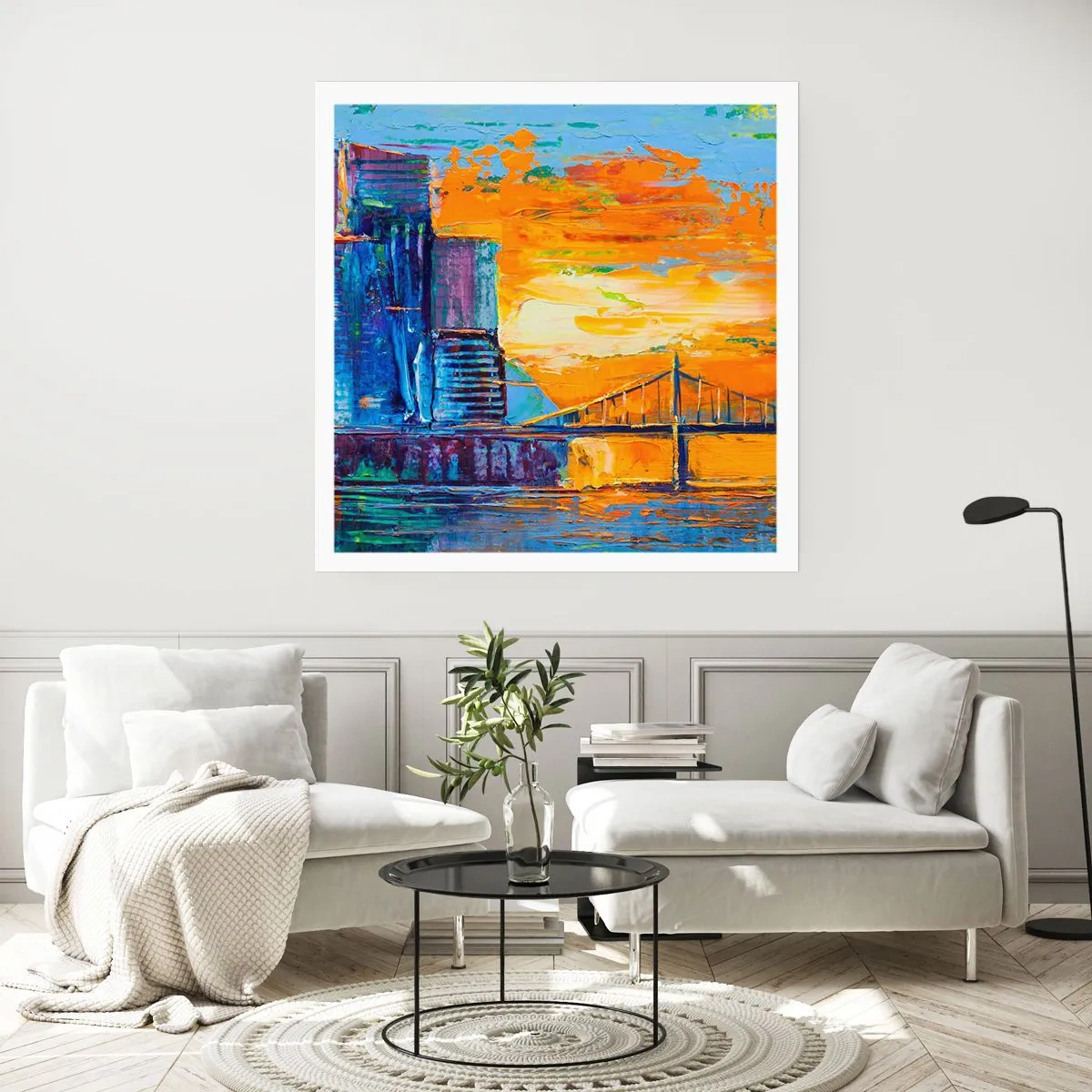 Poster - Cultuur en natuur - 40x40 cm