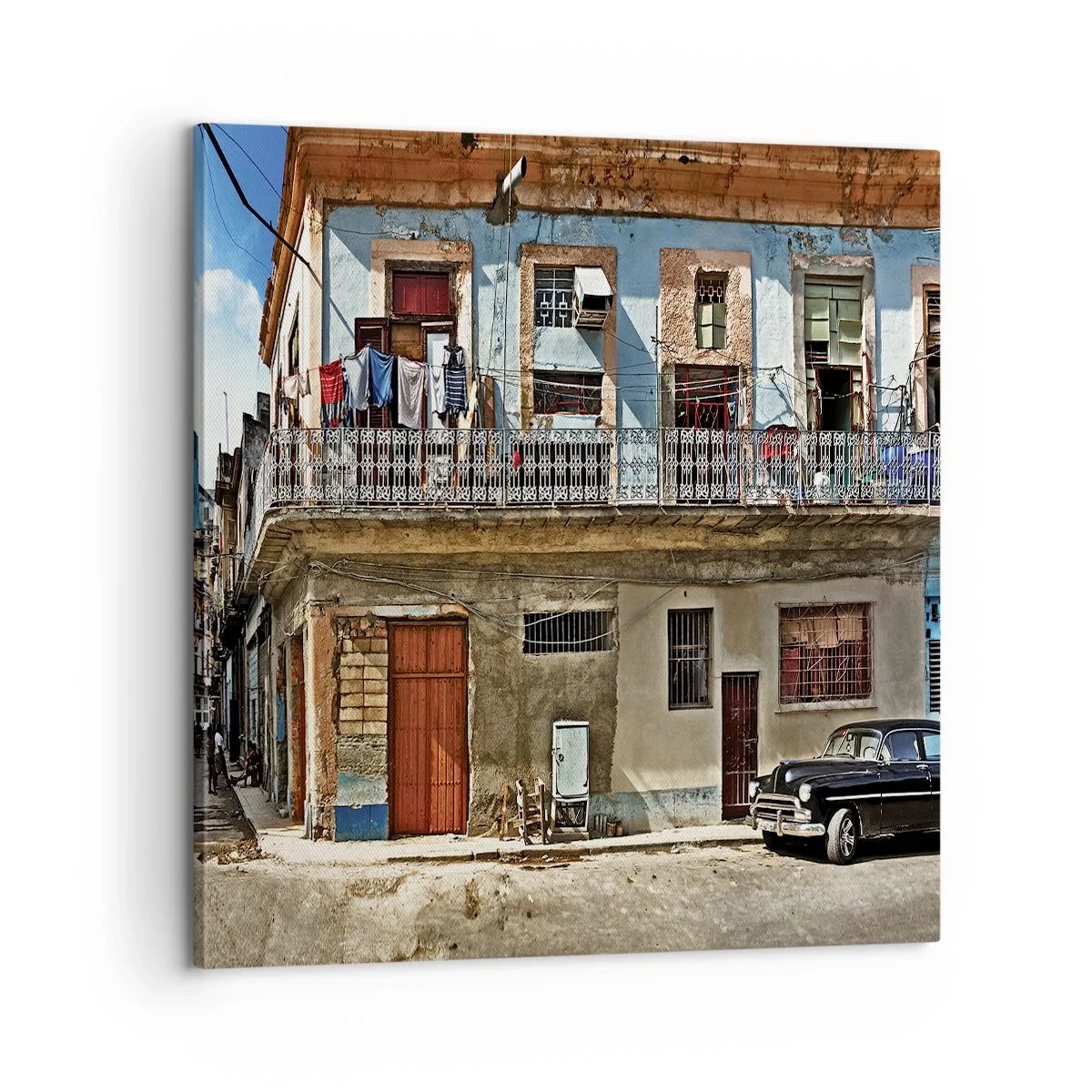 Schilderen op canvas - Havana-vibes - 60x60 cm