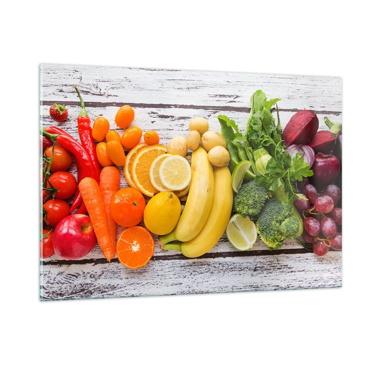 Schilderen op glas - Het is niet genoeg? - 120x80 cm