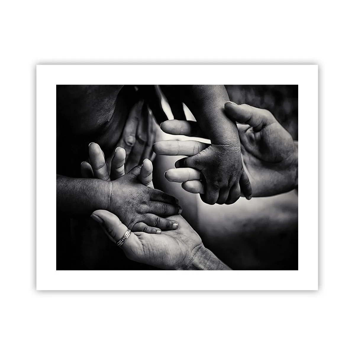 Poster - Om mens te zijn - 50x40 cm