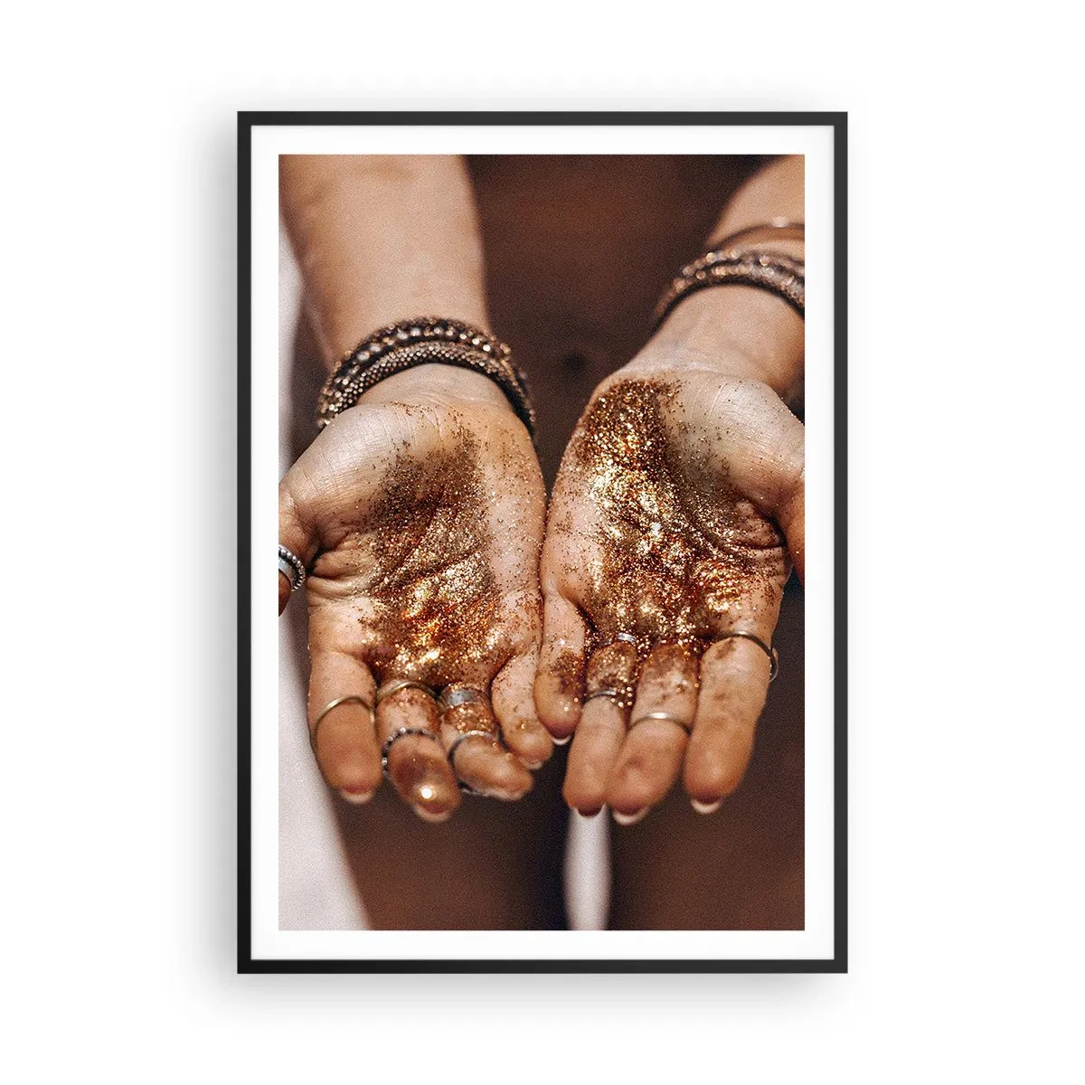 Poster in een zwarte lijst - Een cadeau voor jou - 70x100 cm