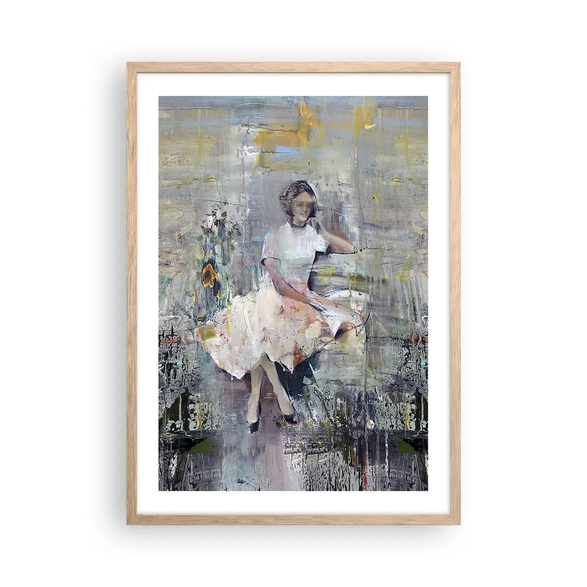 Een poster in een licht eiken lijst - Klassiek en modern - 50x70 cm