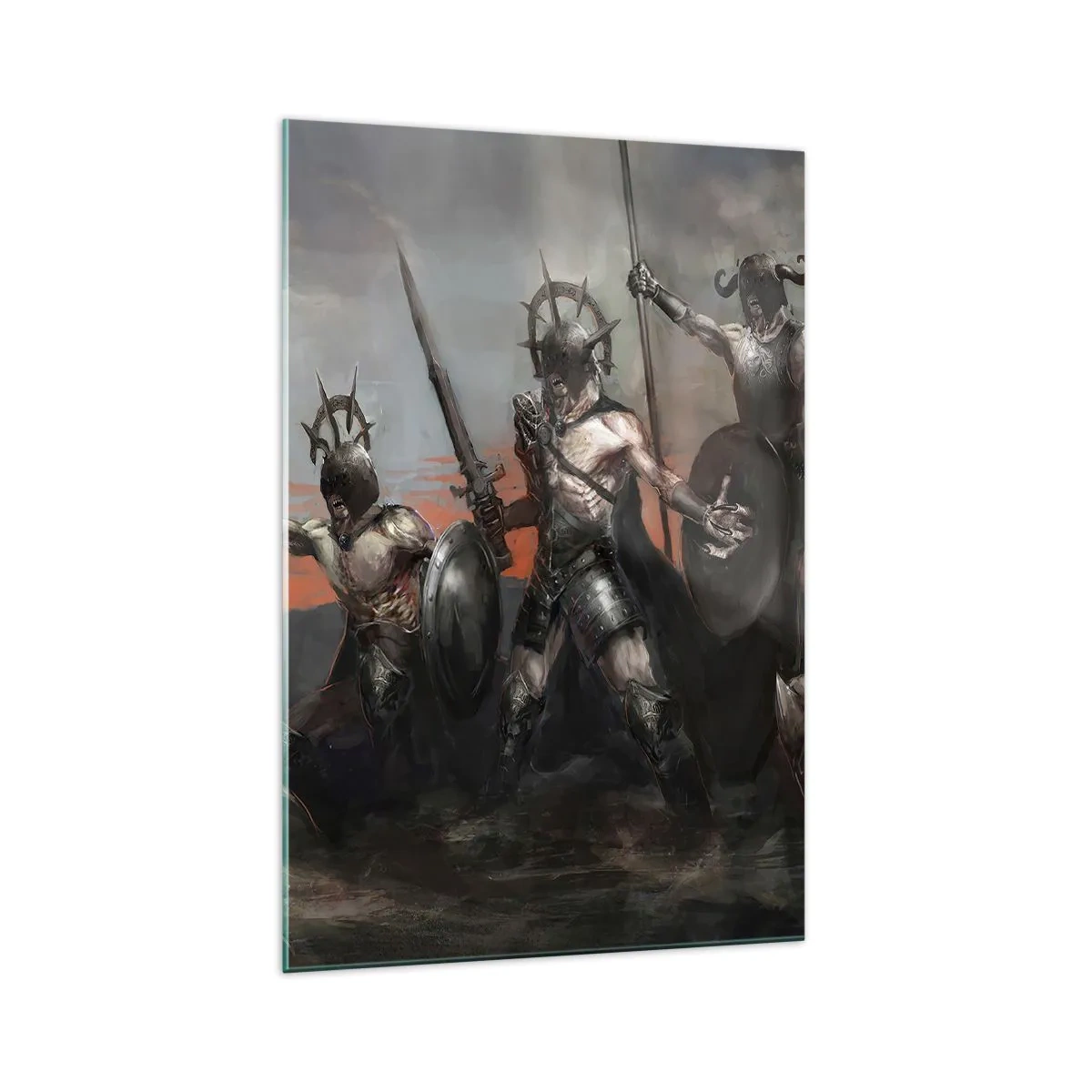 Schilderen op glas - Met of op een schild - 70x100 cm