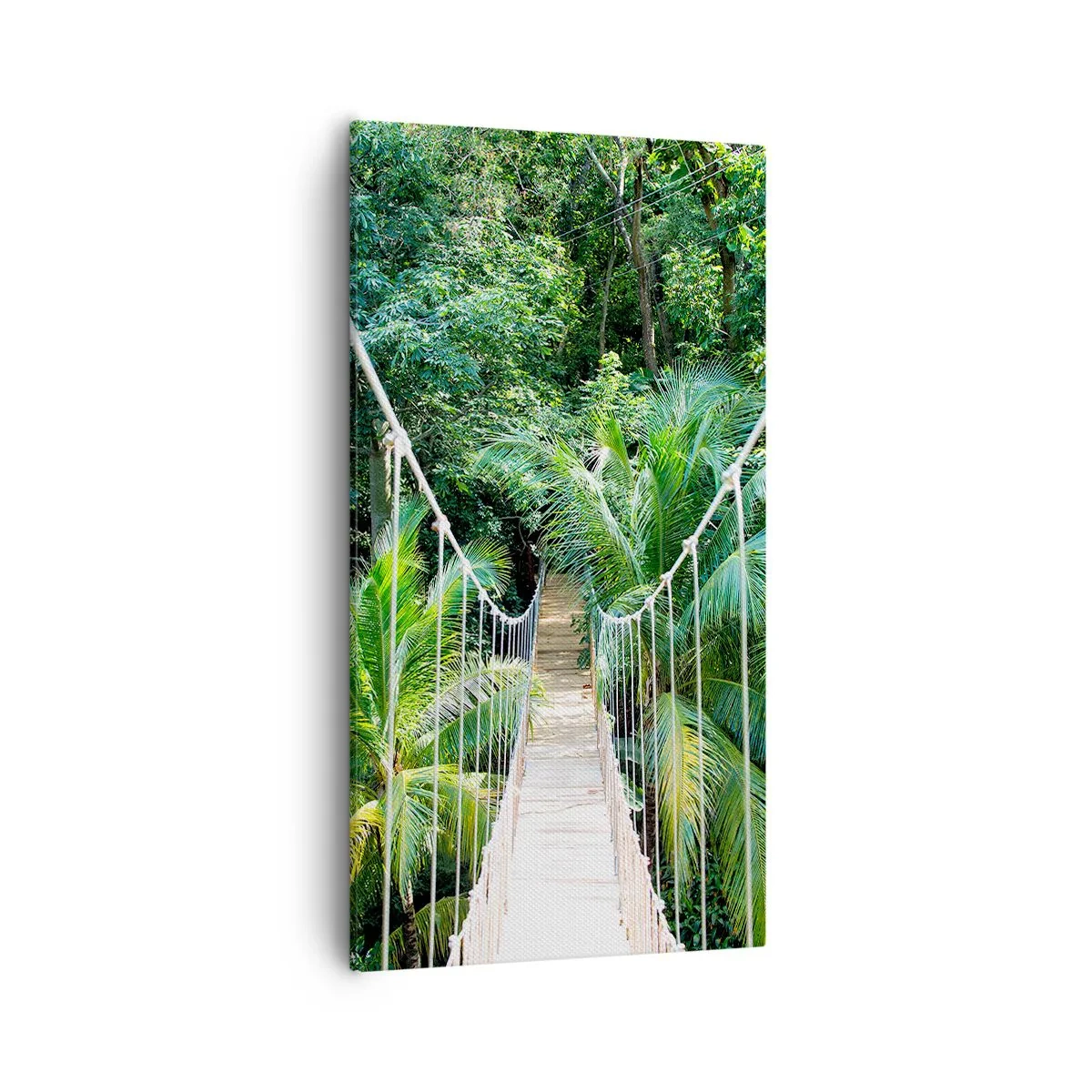 Schilderen op canvas - Welkom in de jungle! - 55x100 cm