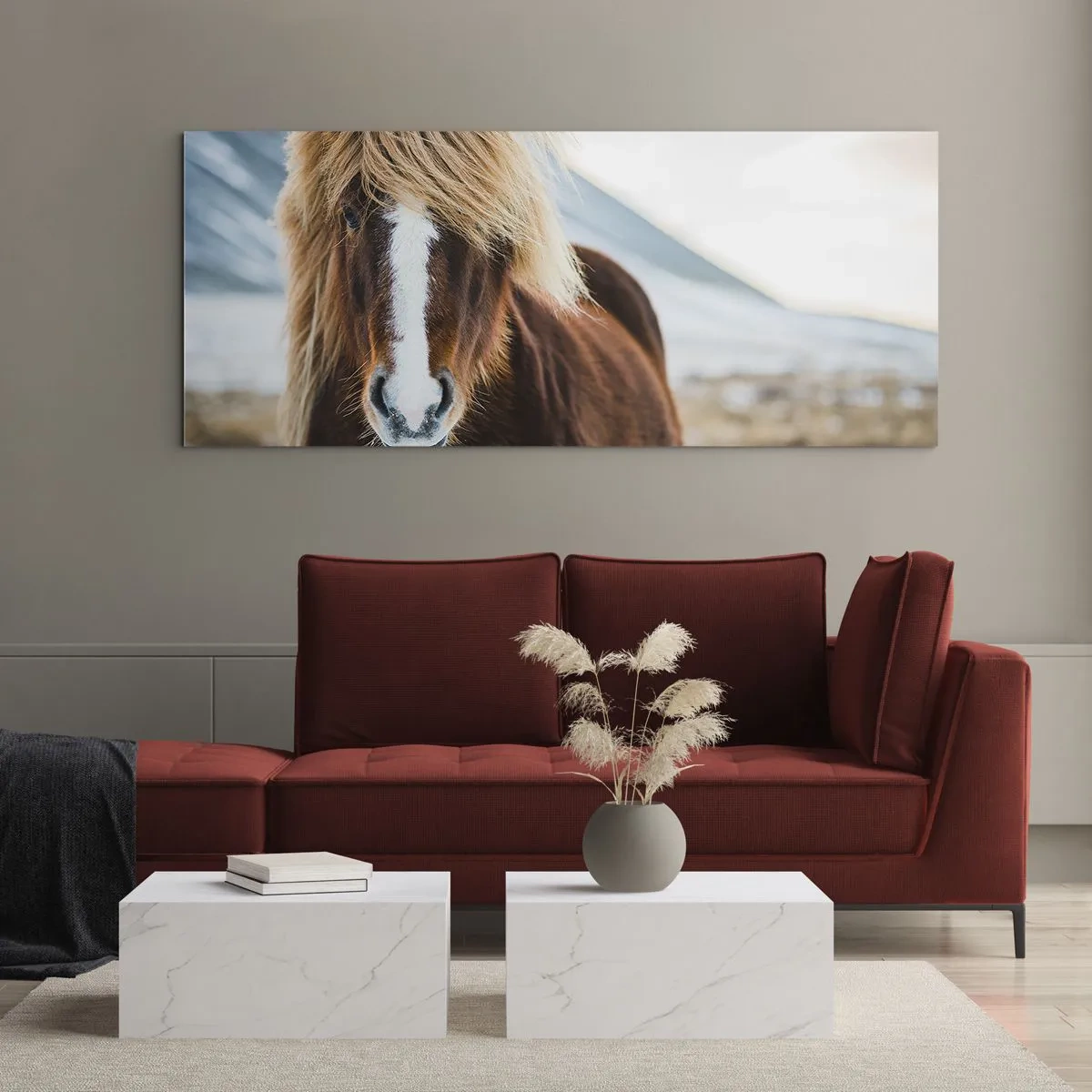 Schilderen op glas - Voel jij je vrij? - 100x40 cm