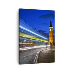 Schilderen op canvas - Onder toeziend oog van Big Ben - 50x70 cm