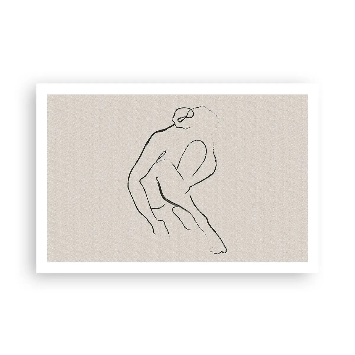 Poster - Intieme schets - 91x61 cm