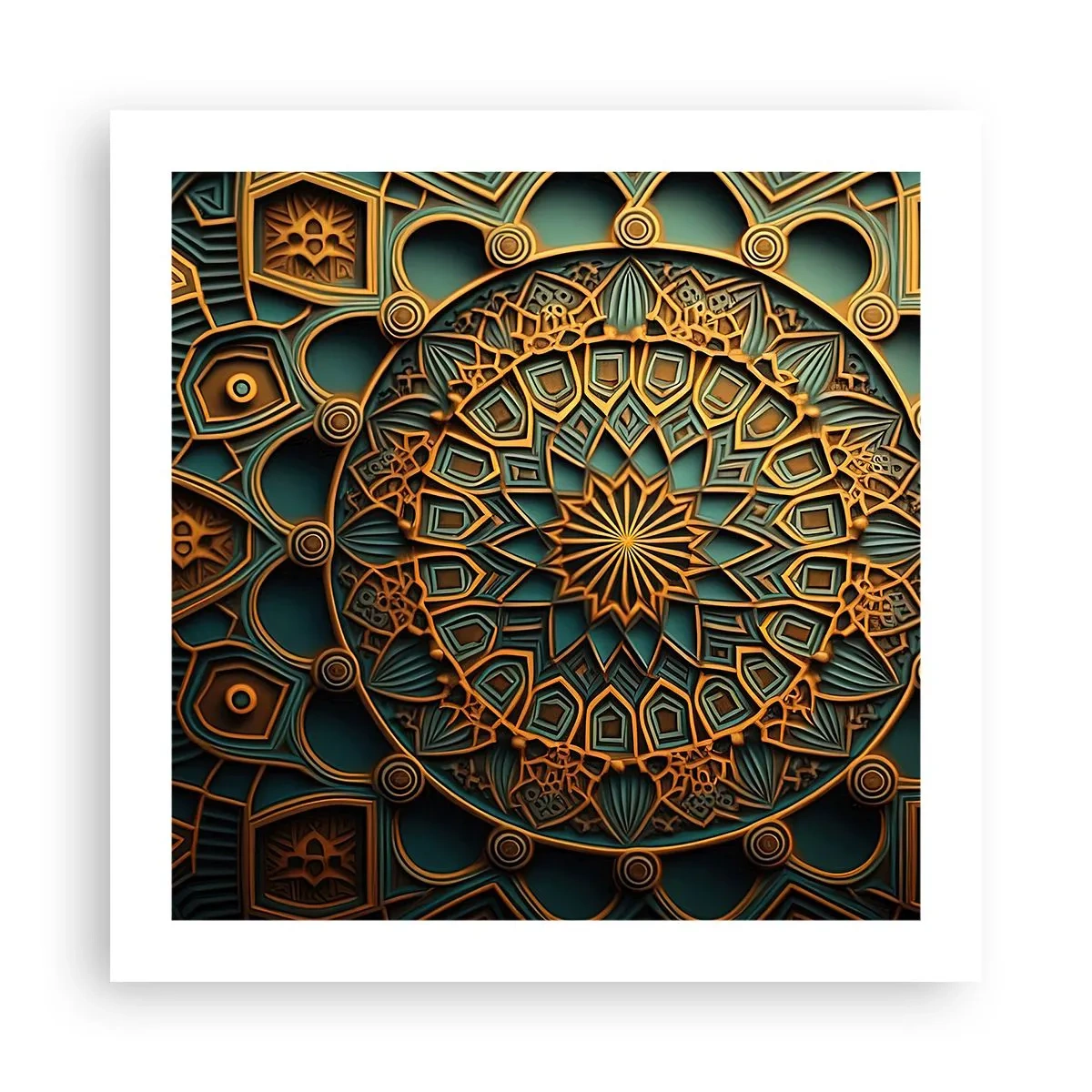 Poster - In Arabische sfeer - 50x50 cm