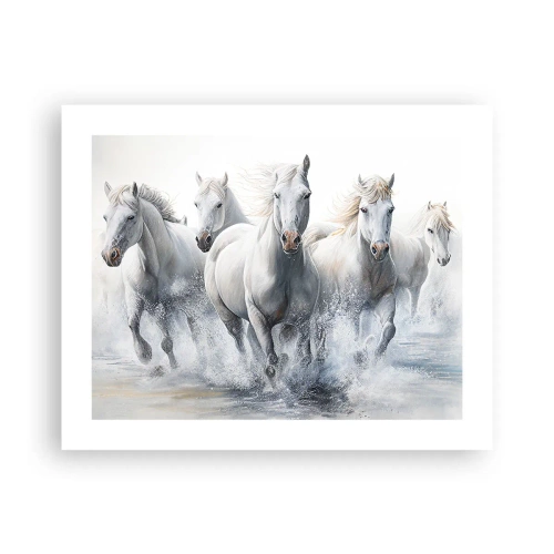 Poster - Witte magie - 50x40 cm