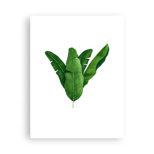 Poster - Groene symmetrie - 30x40 cm