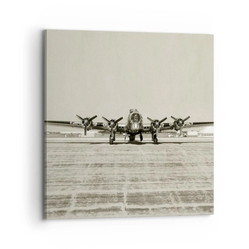 Schilderen op canvas - Zoals altijd klaar - 70x70 cm