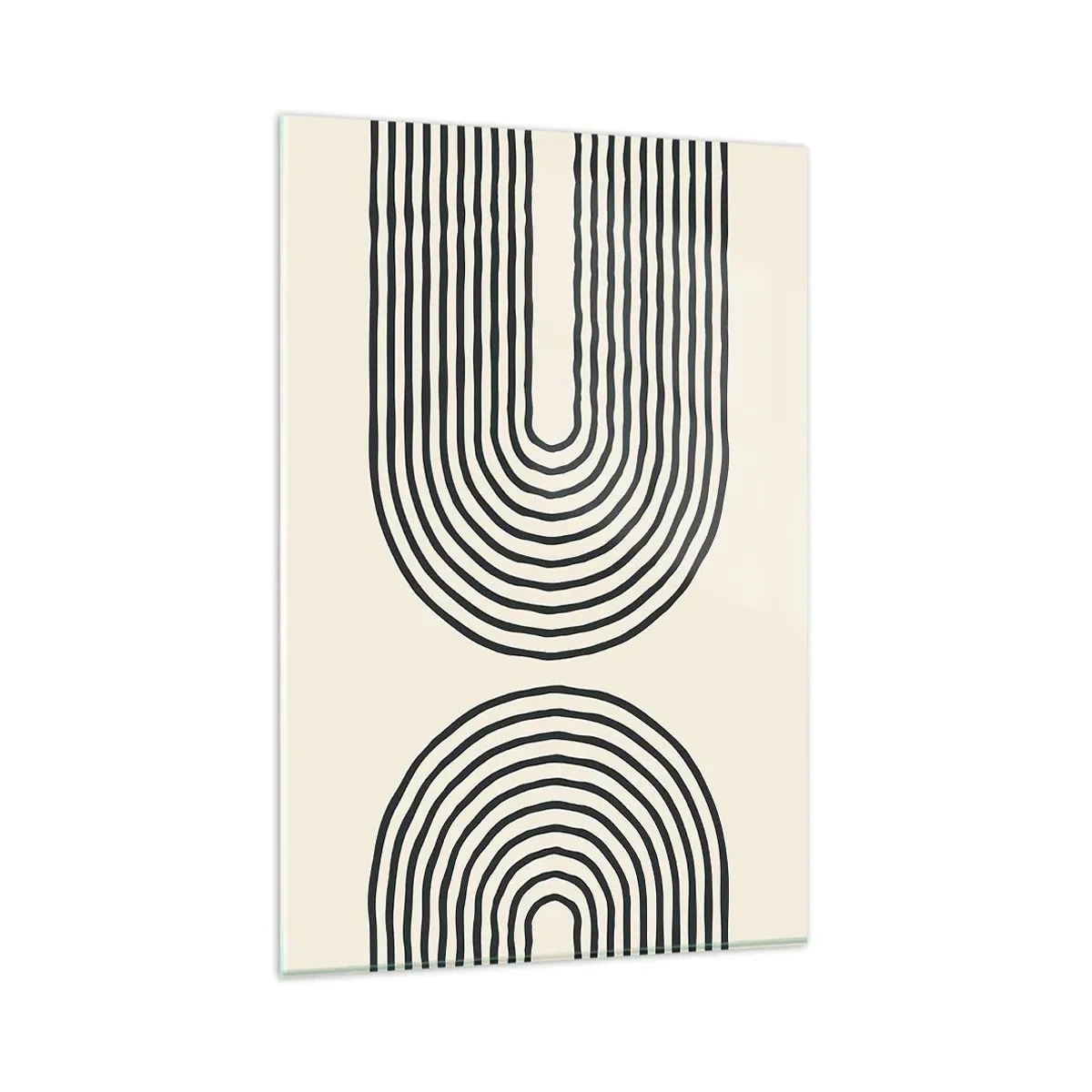 Schilderen op glas - In een ogenblik ... - 80x120 cm