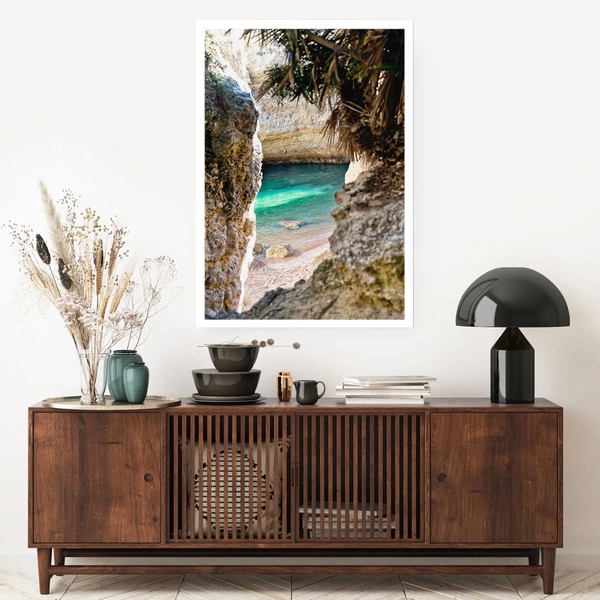 Poster - Turkoois baai - 40x50 cm
